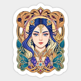 Art Nouveau Sticker